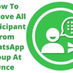 How To Remove All Participants From WhatsApp Group At Once