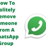 How To Politely Remove Someone From A WhatsApp Group